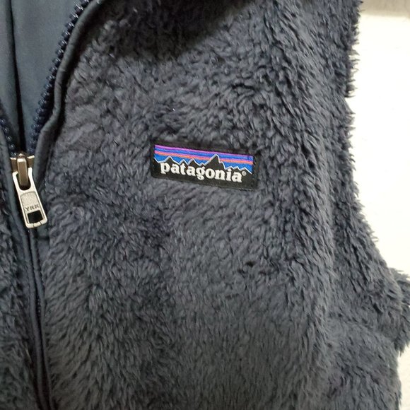 Patagonia Los Gatos Fleece Vest Smolder blue sleeveless zip up - Picture 5 of 11